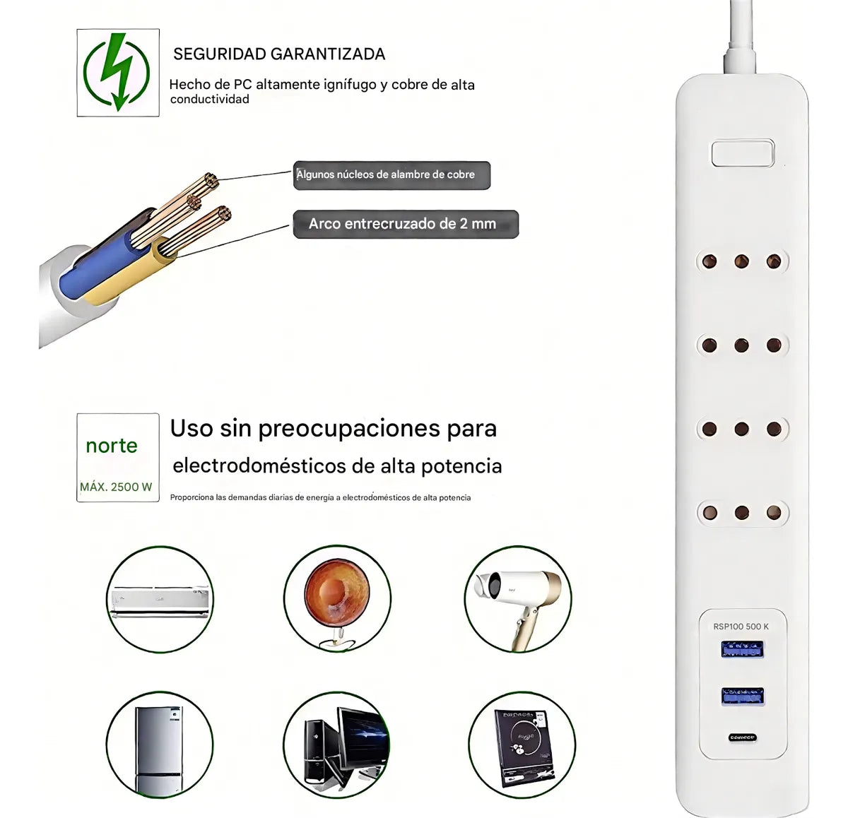 FALATALE Classic 4 · 1 USB-C + 2 USB 3